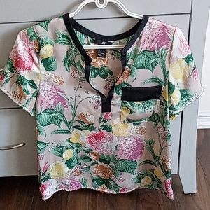 H & M Floral Top